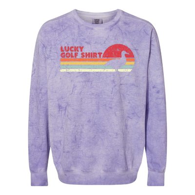 Albatross Funny Golf Colorblast Crewneck Sweatshirt