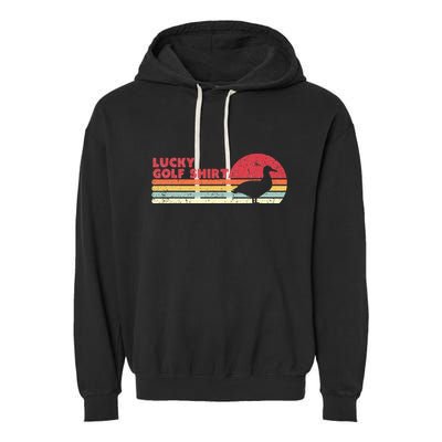 Albatross Funny Golf Garment-Dyed Fleece Hoodie