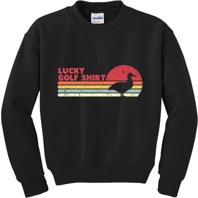 Albatross Funny Golf Kids Sweatshirt
