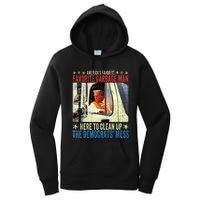 AmericaS Favorite Garbage Man Trump Rides In Garbage Truck Women's Pullover Hoodie