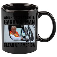 AmericaS Favorite Garbage Man Clean Up America 11oz C Handle Ceramic Mug