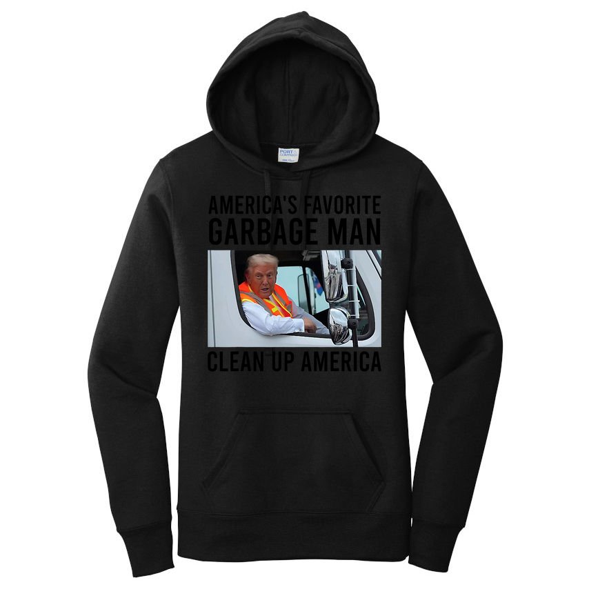AmericaS Favorite Garbage Man Clean Up America Women's Pullover Hoodie