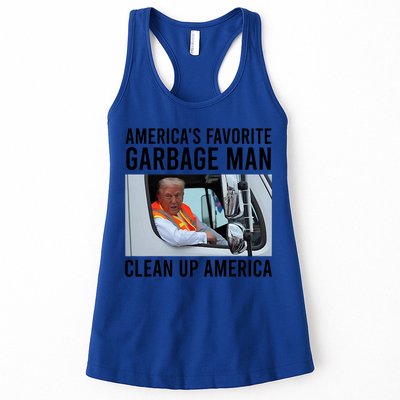 AmericaS Favorite Garbage Man Clean Up America Womens Tank Top