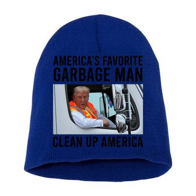 AmericaS Favorite Garbage Man Clean Up America Short Acrylic Beanie