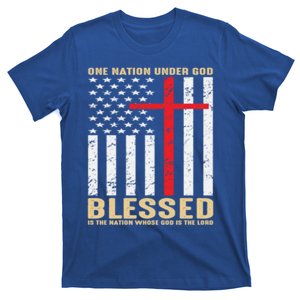 American Flag Gift One Nation Under God Great Gift T-Shirt