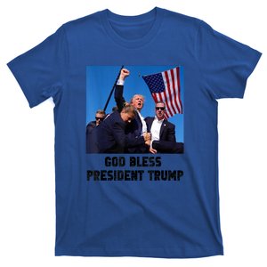 American Flag God Bless President Donald Trump 2024 Gift T-Shirt