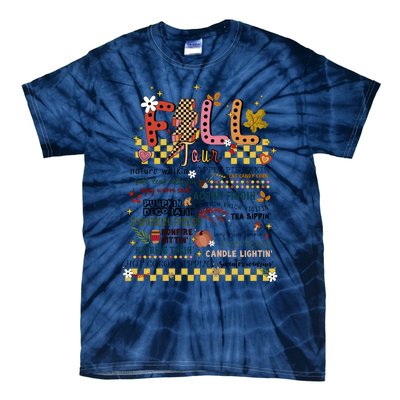 Autumn Fall Graphic Tie-Dye T-Shirt