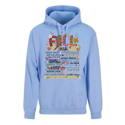 Autumn Fall Graphic Unisex Surf Hoodie