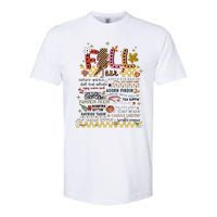 Autumn Fall Graphic Softstyle CVC T-Shirt