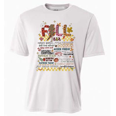 Autumn Fall Graphic Cooling Performance Crew T-Shirt