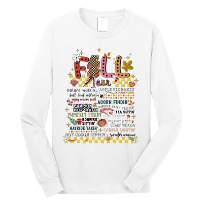 Autumn Fall Graphic Long Sleeve Shirt