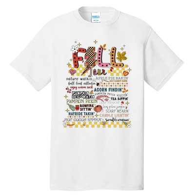 Autumn Fall Graphic Tall T-Shirt