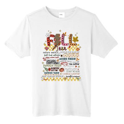 Autumn Fall Graphic Tall Fusion ChromaSoft Performance T-Shirt