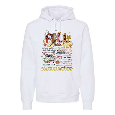 Autumn Fall Graphic Premium Hoodie