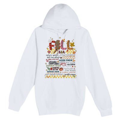 Autumn Fall Graphic Premium Pullover Hoodie