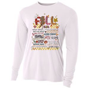 Autumn Fall Graphic Cooling Performance Long Sleeve Crew