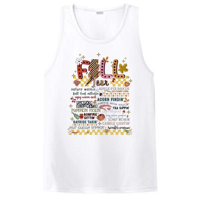 Autumn Fall Graphic PosiCharge Competitor Tank