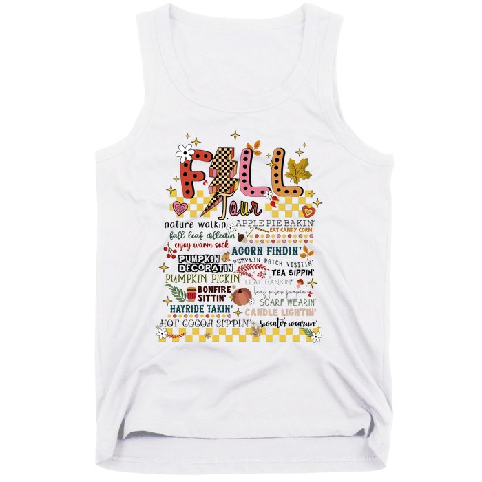 Autumn Fall Graphic Tank Top