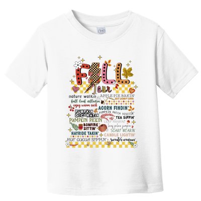 Autumn Fall Graphic Toddler T-Shirt