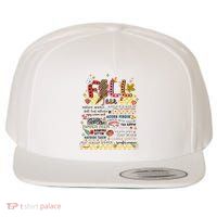 Autumn Fall Graphic Wool Snapback Cap