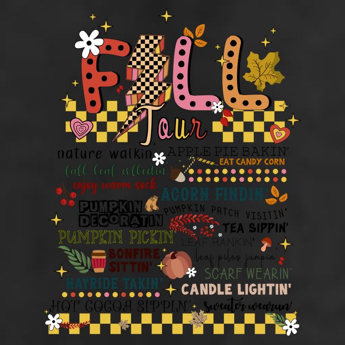 Autumn Fall Graphic 25L Jumbo Tote