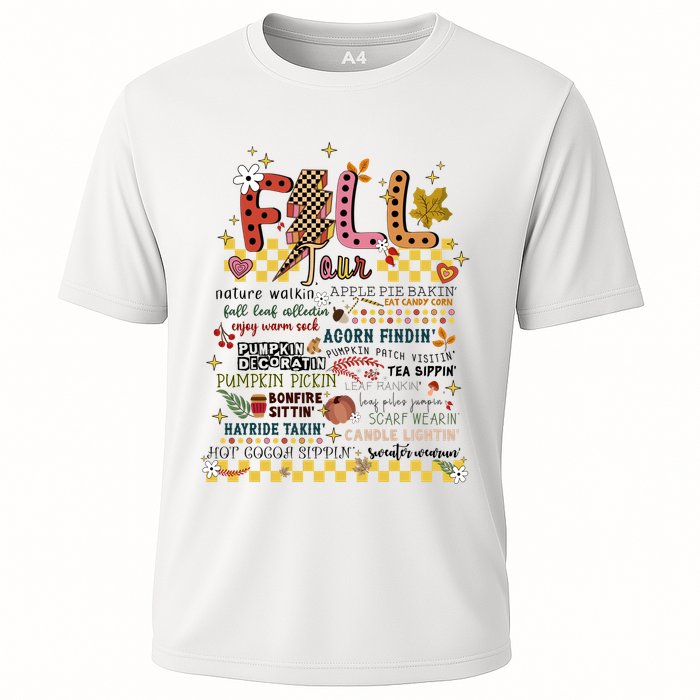 Autumn Fall Graphic Cooling Performance Crew T-Shirt
