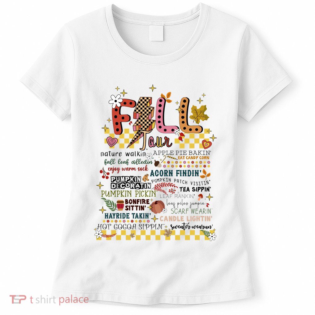 Autumn Fall Graphic Womens T-Shirt