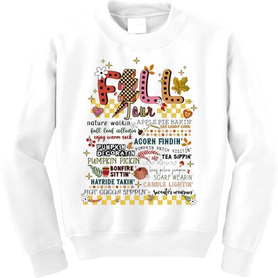 Autumn Fall Graphic Kids Sweatshirt