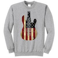 American Flag Guitar 4th Of July Patriotic Tee Great Gift Sweatshirt