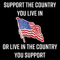 American Flag Gift Support The Country You Live In Impact Tech Backpack