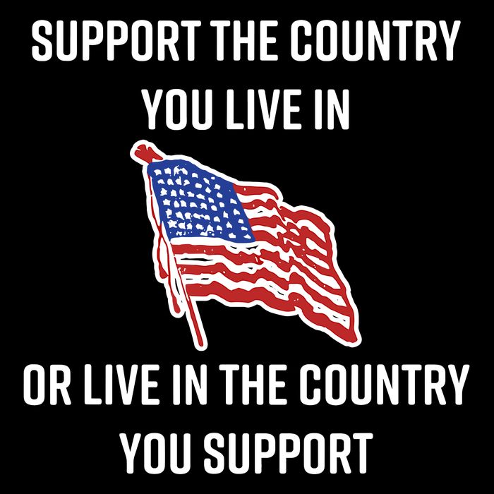American Flag Gift Support The Country You Live In Impact Tech Backpack