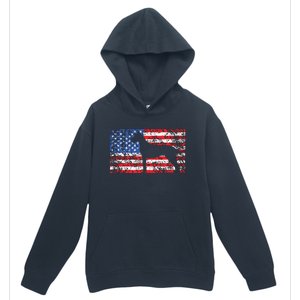 American Flag Great Dane Dog 4th Of July USA Gift Urban Pullover Hoodie