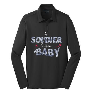 Army Friend Gift For Proud Army Wives And Friends Silk Touch Performance Long Sleeve Polo