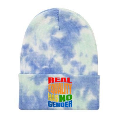 Awareness Funny Gift Tie Dye 12in Knit Beanie