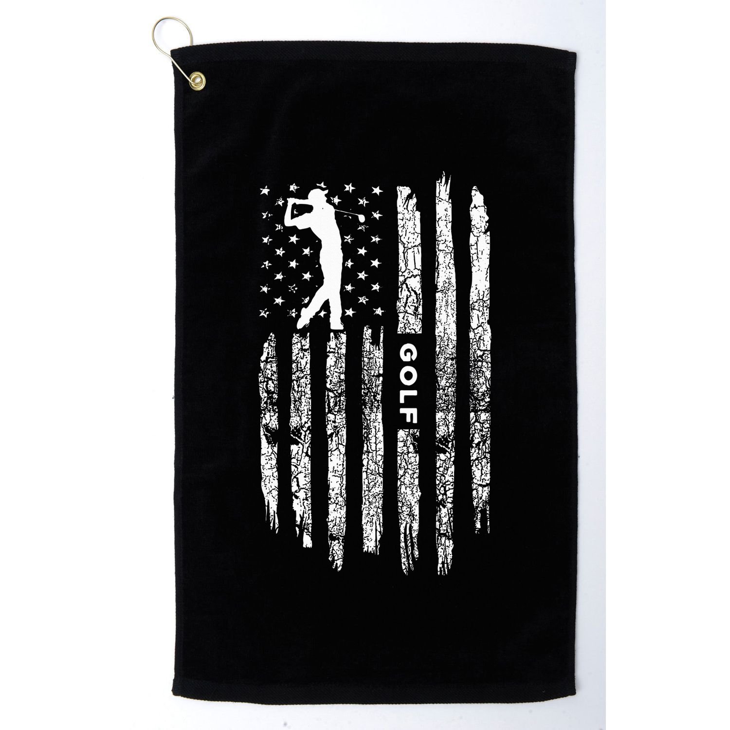 American Flag Golf Clothing Golfer Vintage Golf Golf Towel
