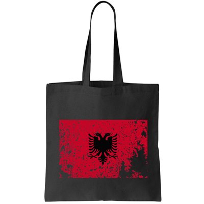 Albania Flag Grunge Albanian Flag Patriotic Bag