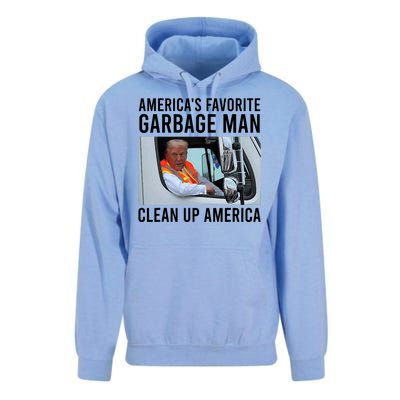 AmericaS Favorite Garbage Man Clean Up America Unisex Surf Hoodie