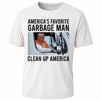 AmericaS Favorite Garbage Man Clean Up America Cooling Performance Crew T-Shirt