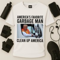 AmericaS Favorite Garbage Man Clean Up America Cooling Performance Crew T-Shirt