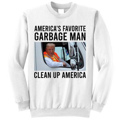 AmericaS Favorite Garbage Man Clean Up America Sweatshirt