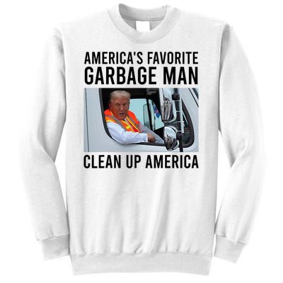 AmericaS Favorite Garbage Man Clean Up America Sweatshirt