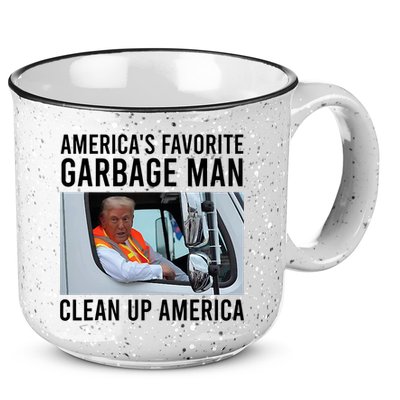 AmericaS Favorite Garbage Man Clean Up America 15oz Campfire Ceramic Mug