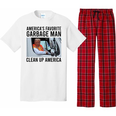 AmericaS Favorite Garbage Man Clean Up America Pajama Set