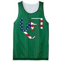 American Flag Graphic Baseball Catcher Gear Baseballin Mesh Reversible Basketball Jersey Tank