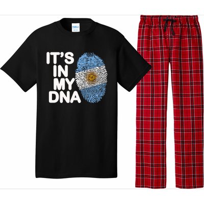 Argentina Flag Gift It's In My Dna Argentinian Argentine Great Gift Pajama Set