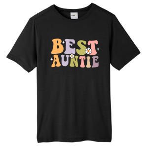 Auntie Funny Gift Best Auntie Ever Auntie Groovy Aunt Gift Tall Fusion ChromaSoft Performance T-Shirt