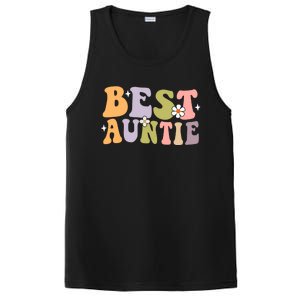 Auntie Funny Gift Best Auntie Ever Auntie Groovy Aunt Gift PosiCharge Competitor Tank