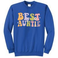 Auntie Funny Gift Best Auntie Ever Auntie Groovy Aunt Gift Sweatshirt