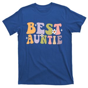 Auntie Funny Gift Best Auntie Ever Auntie Groovy Aunt Gift T-Shirt