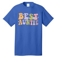 Auntie Funny Gift Best Auntie Ever Auntie Groovy Aunt Gift Tall T-Shirt